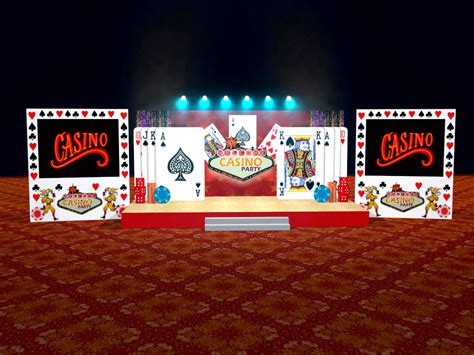 casino theme stage